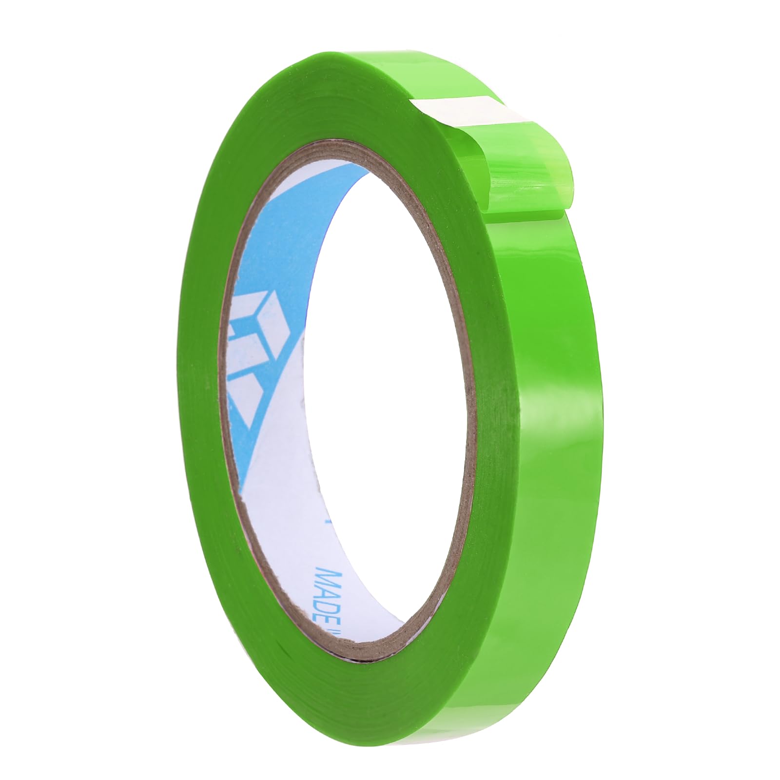 sourcing map Poly Bag Sealing Tape, 9/16" x 98.4 Yard Plastic Bag Sealer Tape Packaging Sealing for Shops Packaging Food Vegetable Meat Cake Bread Freezer Ice, Fruit Green