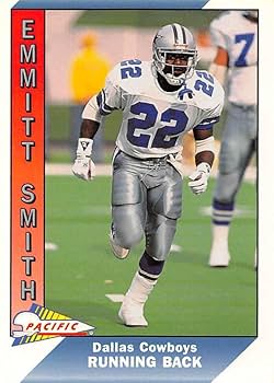 【最終価格】NFL DALLAS COWBOYS EMMITT SMITH Amazon.com: 1991 Pacific Football #107 Emmitt Smith Dallas Cowboys