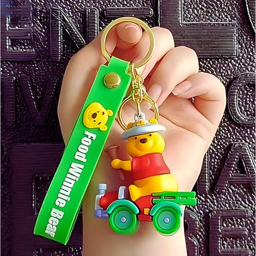 Image of Cute 3D Keychain | Keyring & Quirky Bag Charm | Hard Silicone, Unbreakable | Travel Essential | Kids Friendly | Strap & Bag Hook