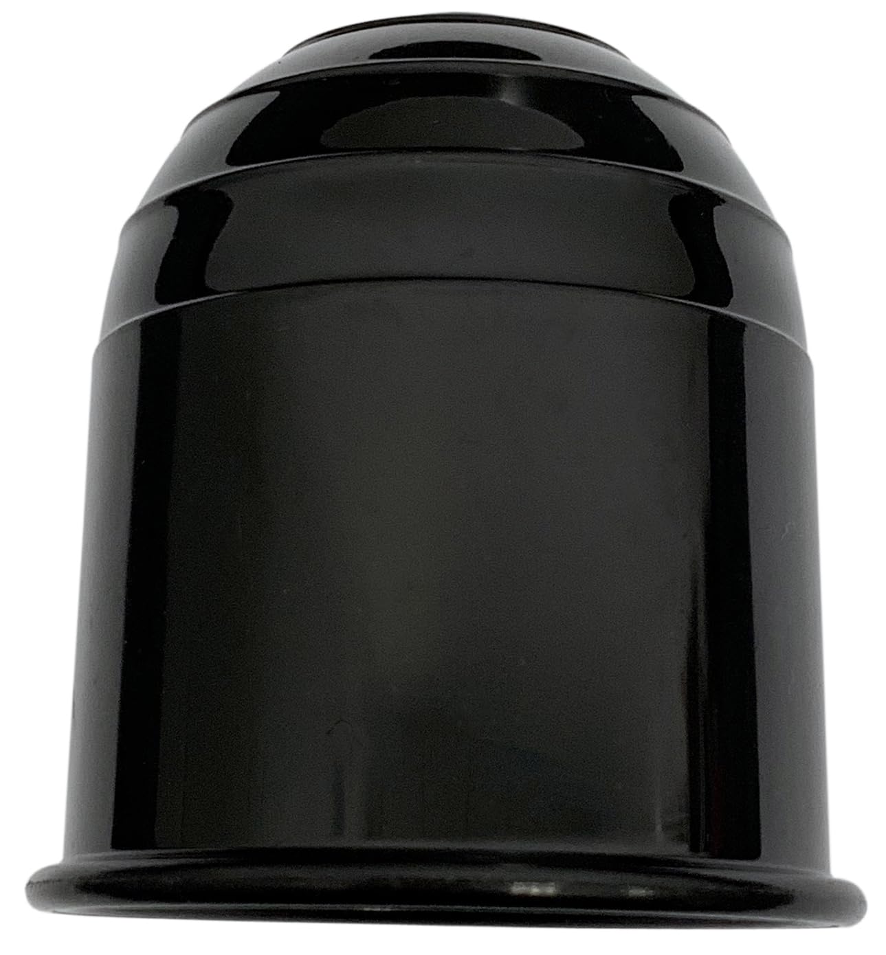 Home it Work® Tapa para bola de remolque 50x67 mm – Protector en ABS negro – Accesorio antióxido para enganche trasero – Fácil de colocar