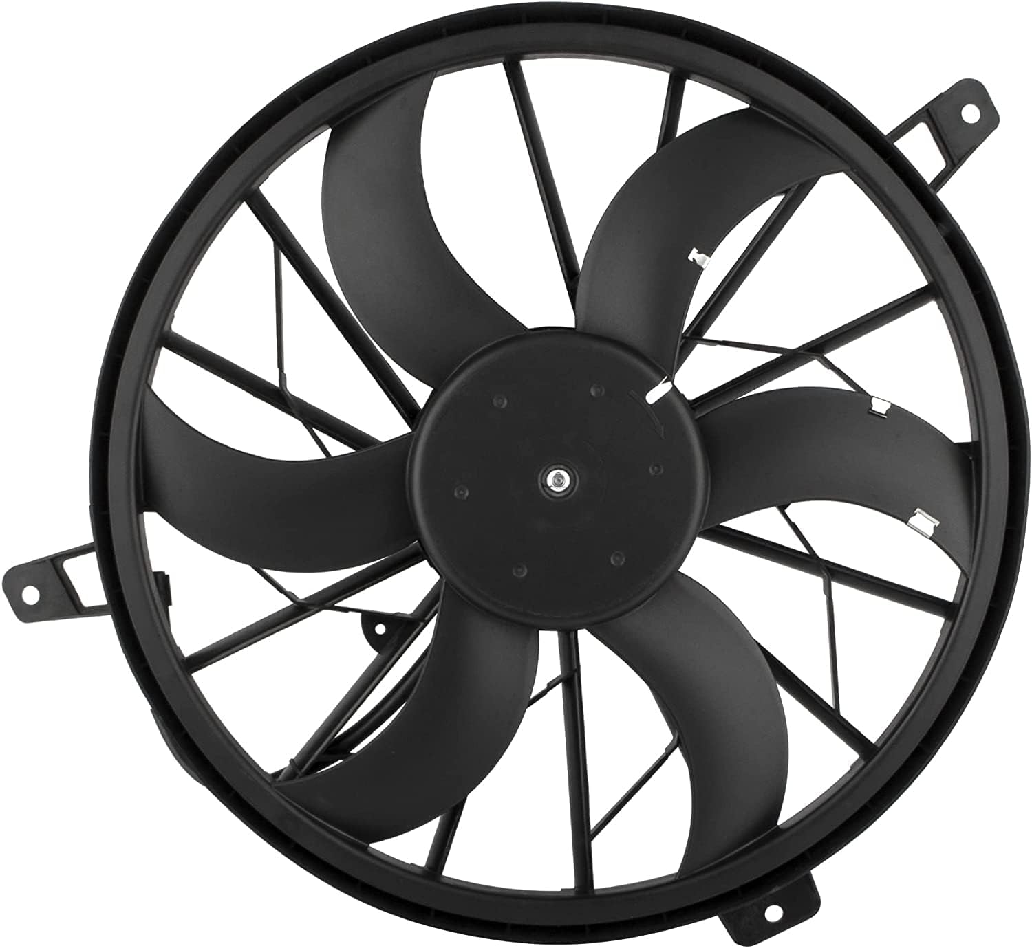 620-010 Engine Radiator Cooling Fan Assembly for Jeep Grand Cherokee L6 4.0L V8 4.7L 1999 2000 2001 2002 2003 Liberty V6 3.7L 2002 2003, CH3115110 52079528AB 674-00389