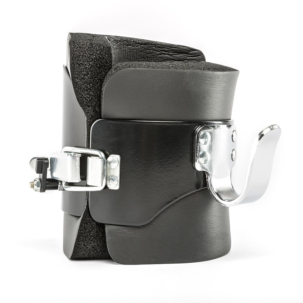 Inversion Boots | Gravity Boots | Hängeschuhe | Trainingsstiefel für Chin Ups | Coretrainer | Bauchtrainer | Verschluss mit zusätzlicher Sicherung | schwarz