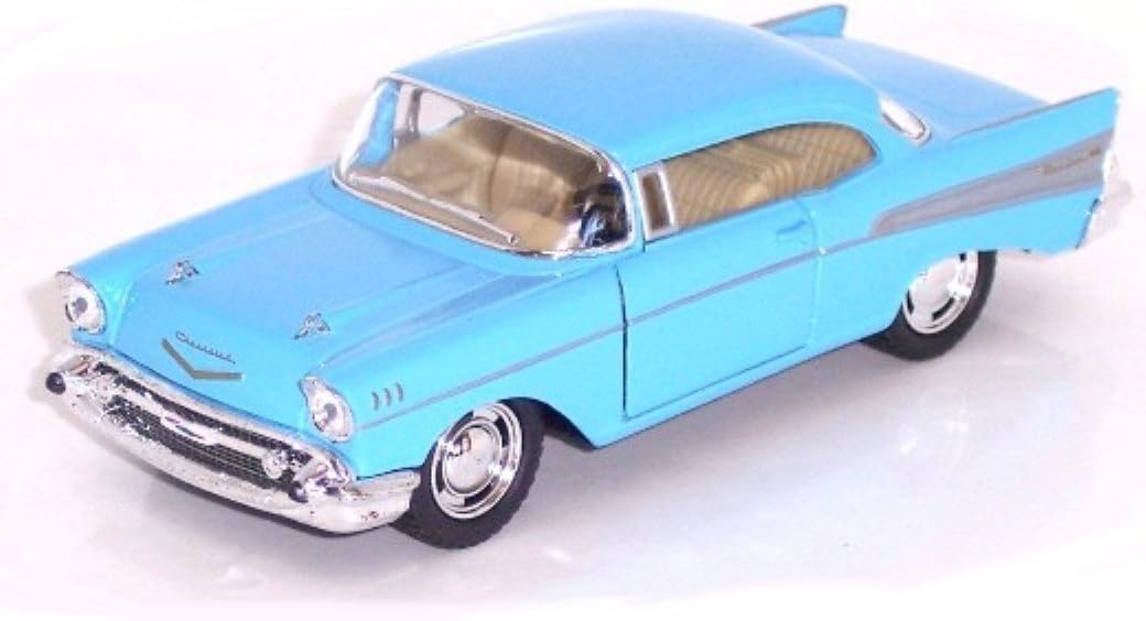 KiNSMART 5" Die-cast 1957 Chevy Bel Air Coupe (Blue)
