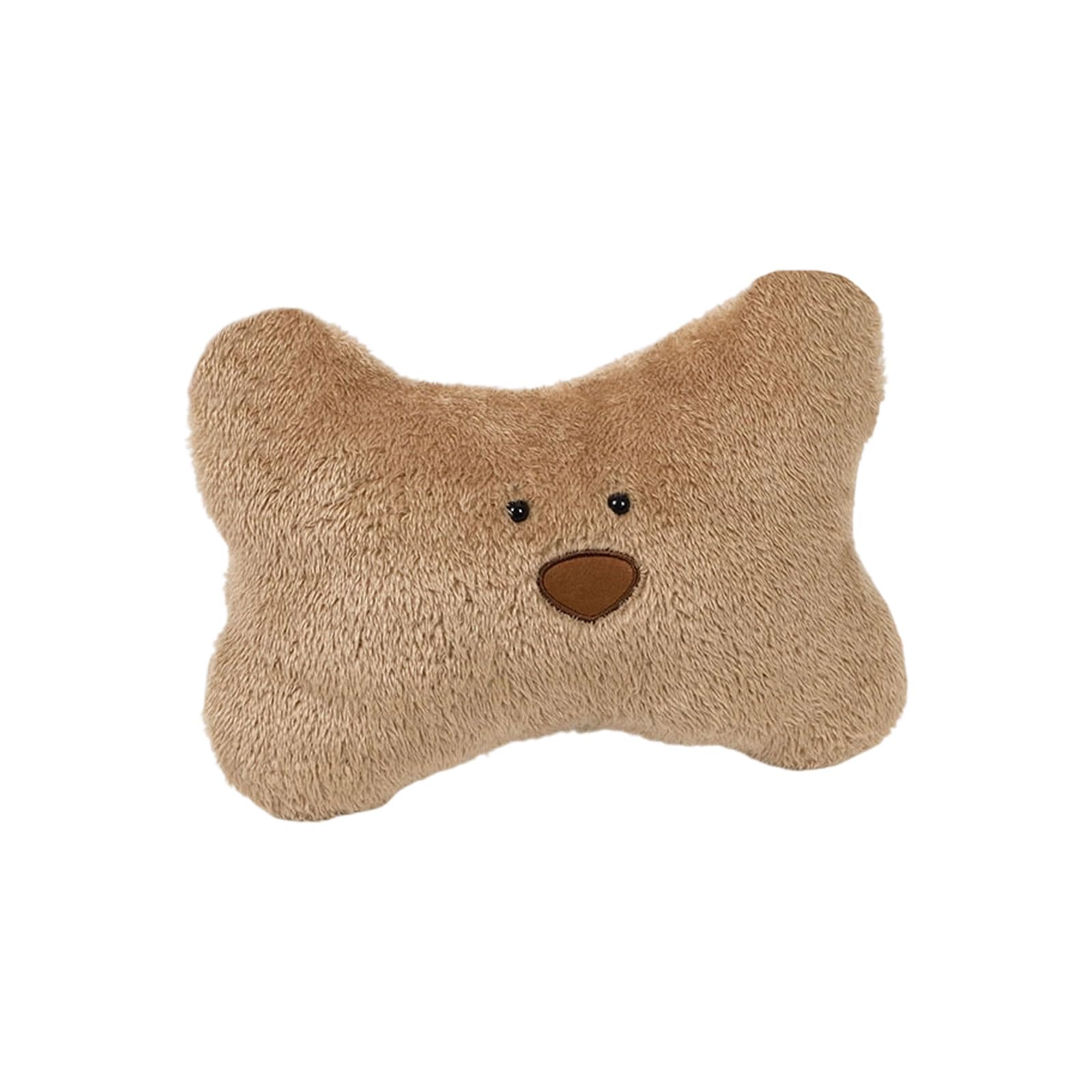YROHGKPN Plush Bear Car Neck Pillow and Lumbar Cushion with Elastic Straps