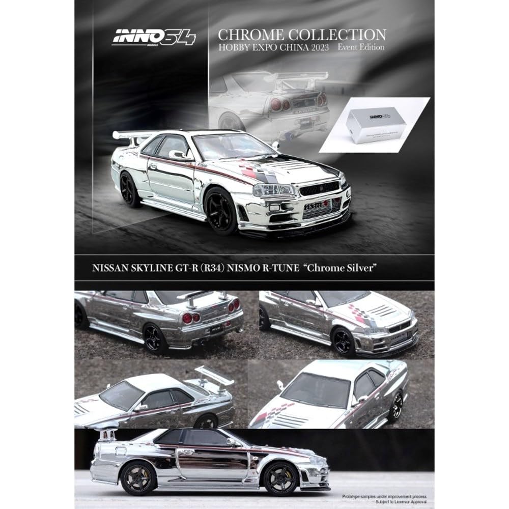 Inno Models Nissan Skyline GT-R R34 Nismo R-Tune, 1:64 Ölçek, Die