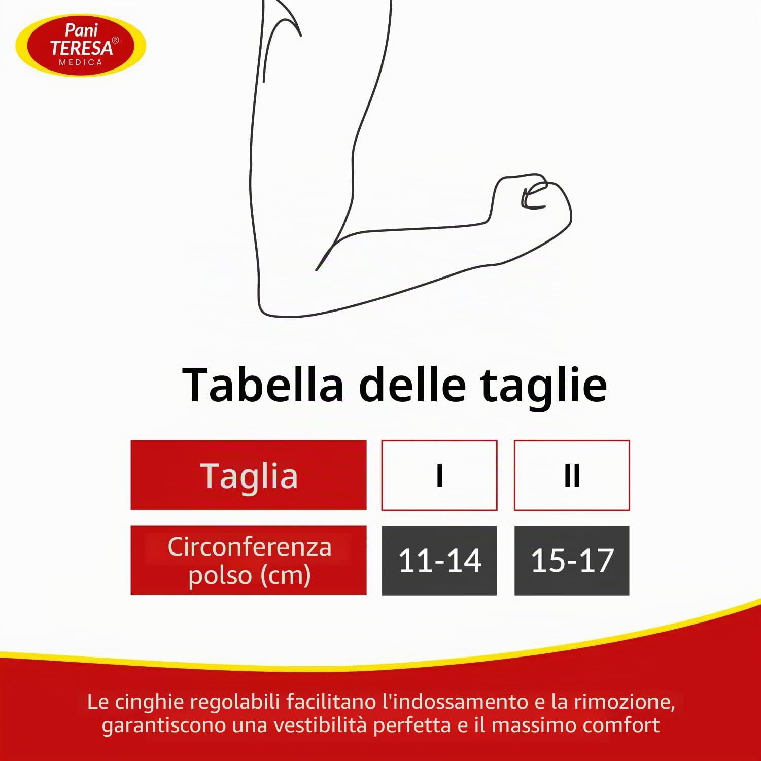 Tutore Polso 2in1 Ortopedico Universale Regolabile Destro Sinistro Bambini e Adolescenti Bendaggio Per Polso Con Pollice 11-14 cm Corallo