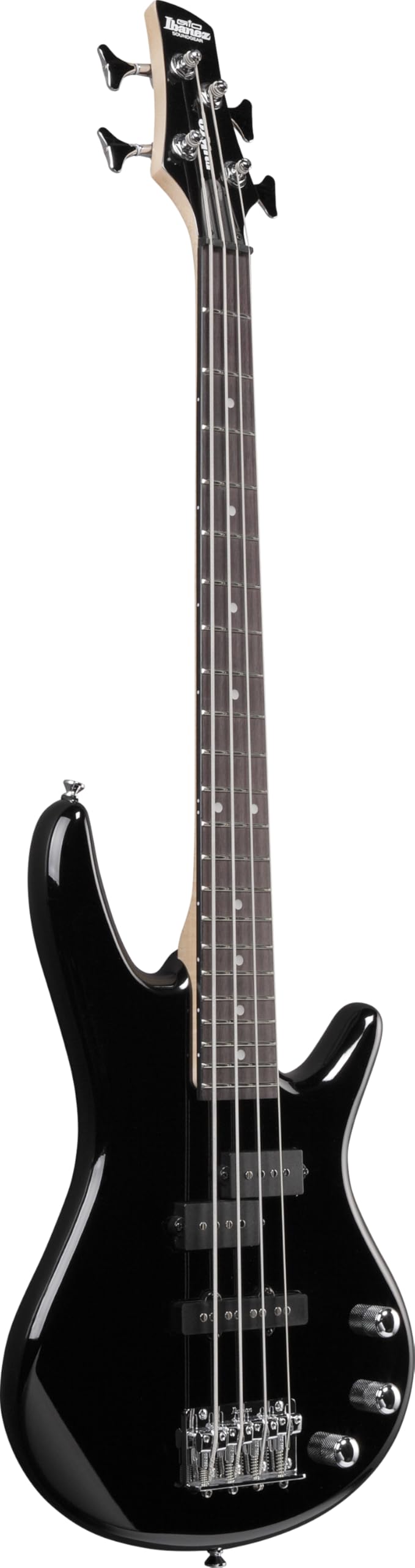 Ibáñez GSRM20GB-BK Micro Bajo eléctrico de 4 cuerdas Negro con el bolso
