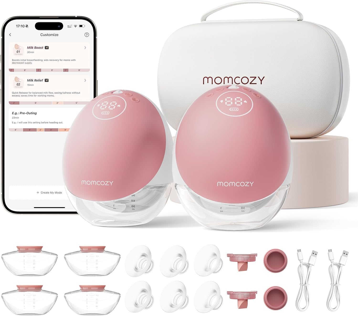 Momcozy M9 app controlled breast pump