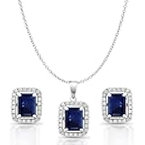 Jewelry Sets for Women Costume Jewelry Sets Wedding Jewelry Set with Necklace and Earring for Bride Bridesmaid Jewelry