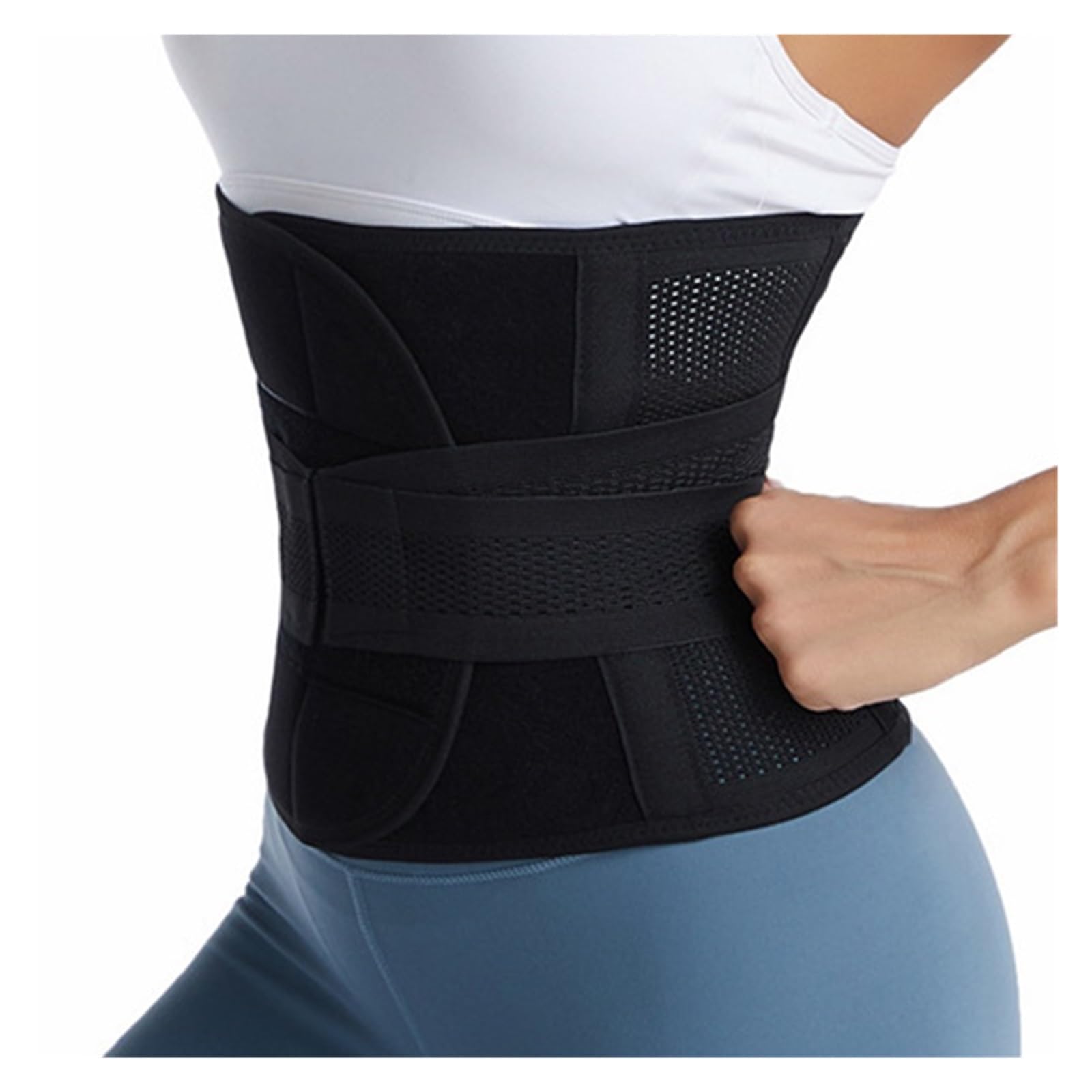 Faja Abdominal Mujer Faja moldeadora de cintura, cinturón de soporte de espalda for mujeres y hombres, correa de control abdominal adelgazante, corsé de doble compresión.
