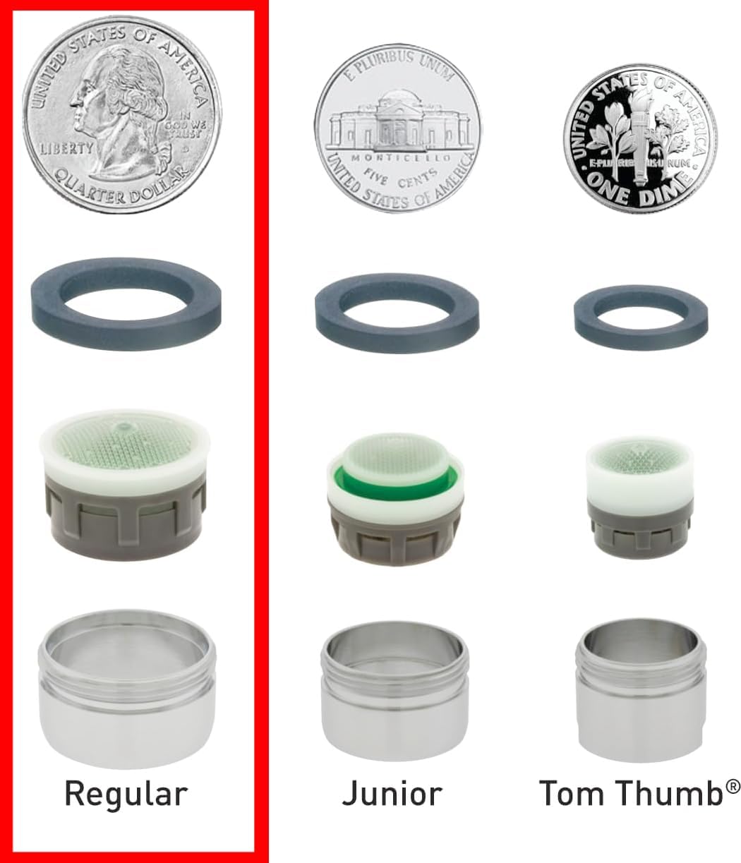 Rain Spray California Faucet Aerator Economy Flow 1.0 GPM Water-Saving Aerator 31 6200 5 WaterSense (Rain 10 Pack)