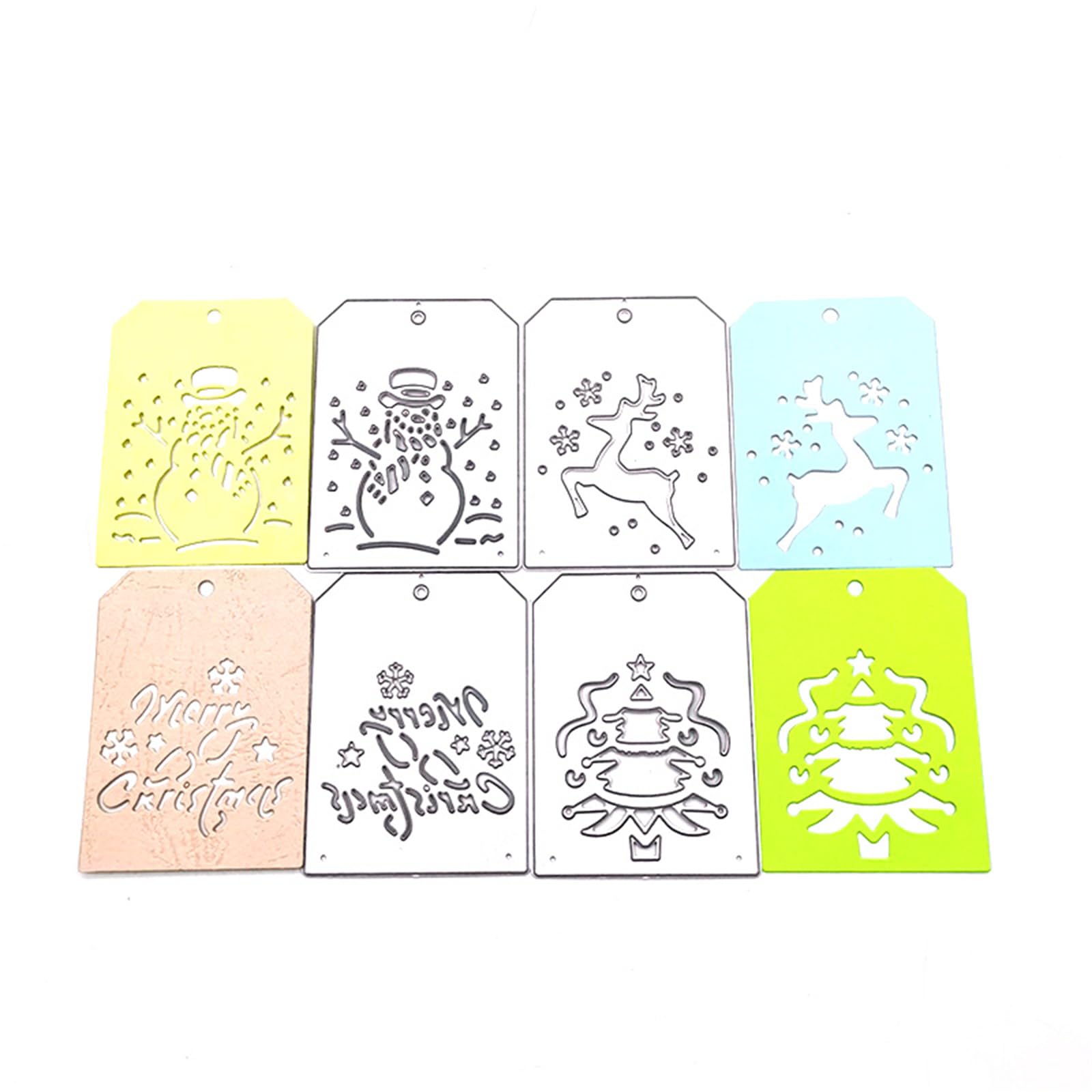 5 plantillas troqueladas de acero al carbono para hacer tarjetas, álbumes de recortes, álbumes de fotos, troqueles de corte en relieve