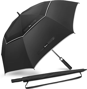 NINEMAX Golf Umbrella, 51/54/62/68 Inch Large Windproof Umbrella for Rain