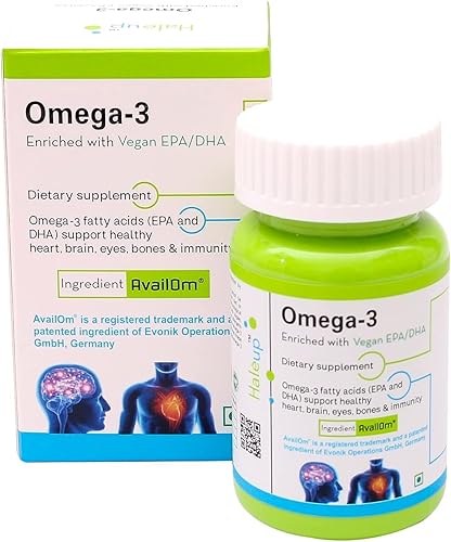 Omega 3, 500 mg  Evonik Germany II Enriquecido con EPADHA  Corazón Saludable  Cerebro  Inmunidad (paquete de 1) disponible en Yaxa Peru