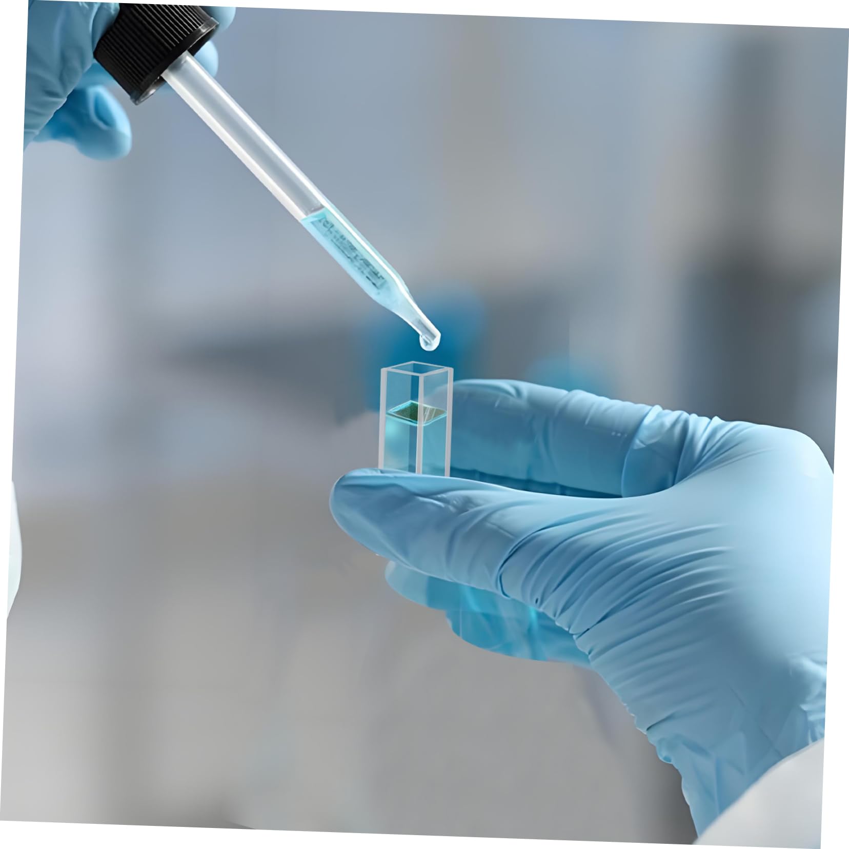 Cabilock 2 Sätze Quarz Küvetten Weglänge Für Präzise Analysen Mikro Küvetten Für Spektrophotometrie Für Laboranwendungen Hohe Und Kompatibilität 2 Stück * 2