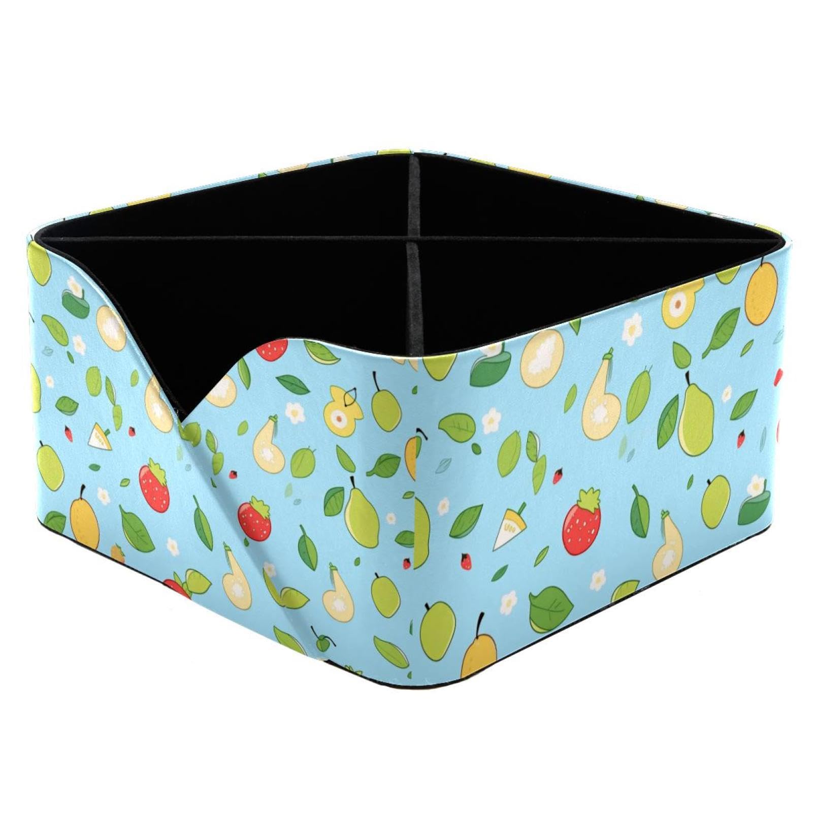 Porte-stylos motif fruits bleus organisateur bureau enfant et femme