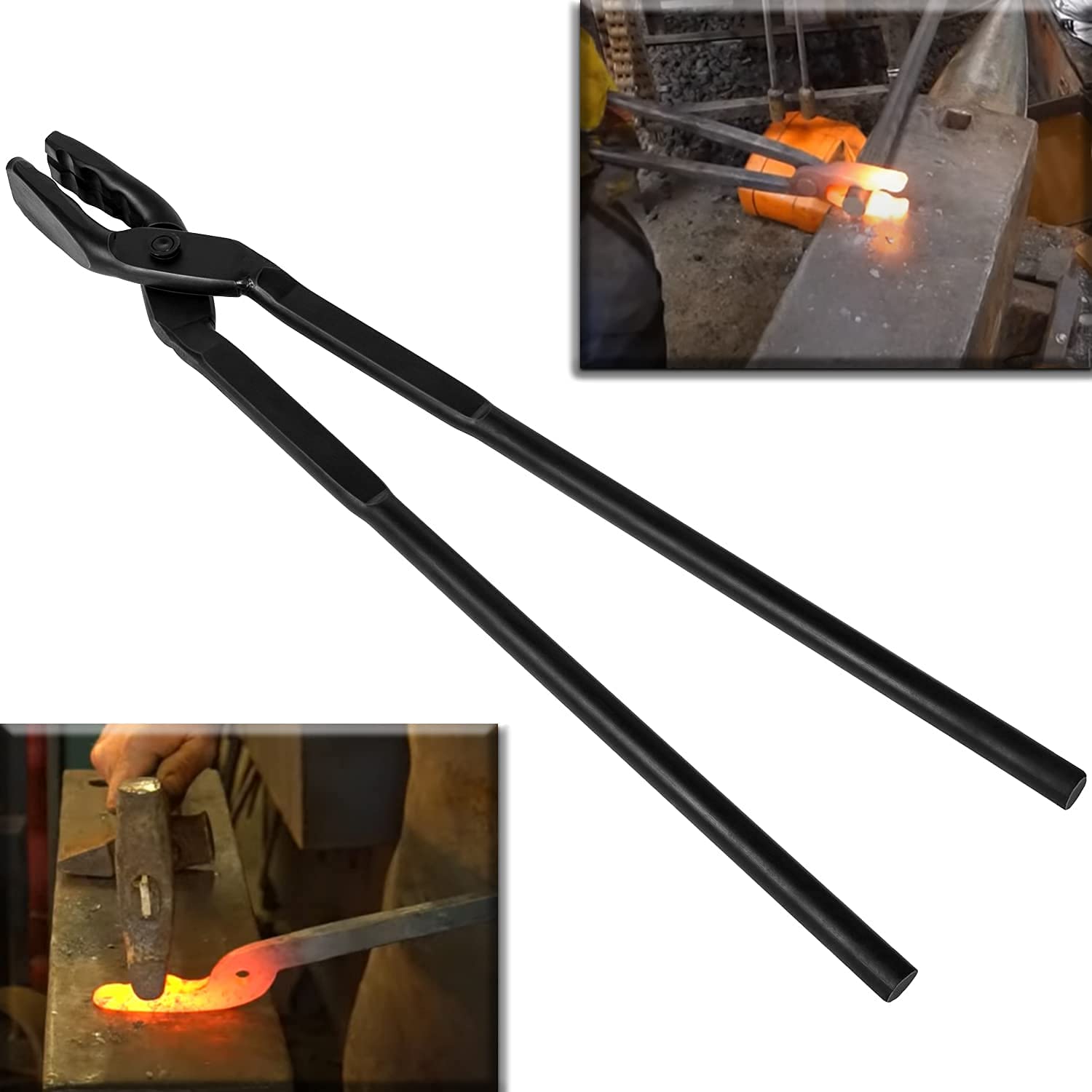 Pinza a mascelle di lupo da fabbro potenziata - Pinza da fabbro da fabbro da 380 mm (15 pollici)