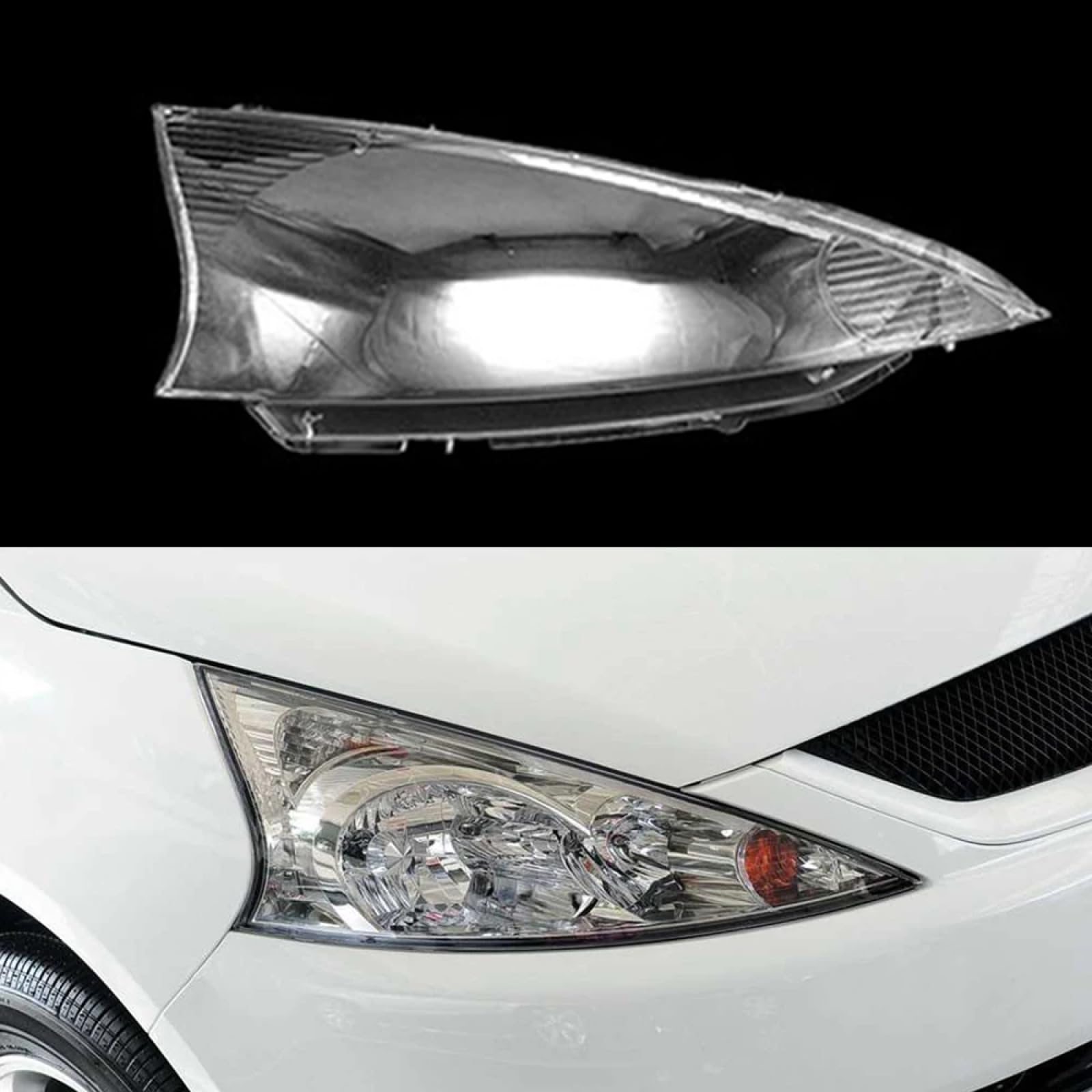 2x Scheinwerferglas Lens Abdeckung Streuscheibe Für 04-07 BMW E90/E91 Halogen DE