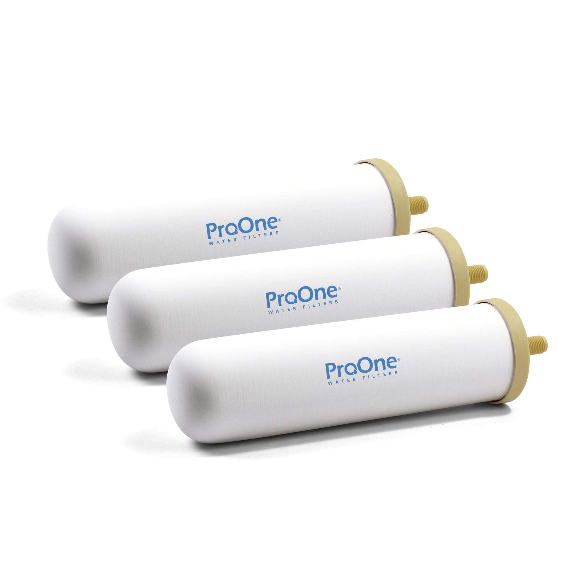 ProOne 9-Inch Gravity Water Filter Replacement G-Series 3-Pack - Universally Compatible with Gravity Water Filter Systems - NSF/ANSI Certified to Reduce Lead, Reduce Microplastics, & Total PFAS