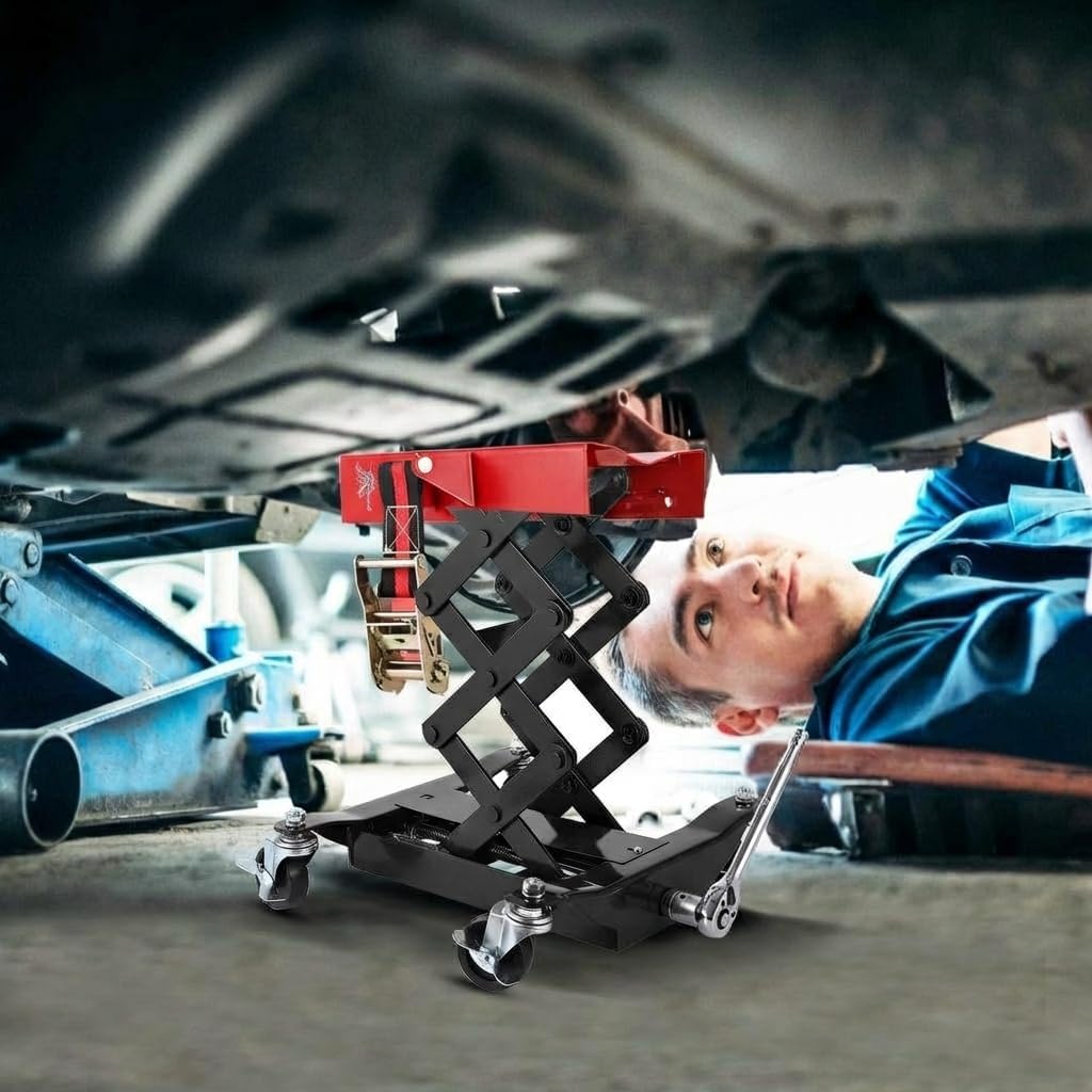 Garvee 450 LBS Auto Repair Lifting Jack - Heavy-Duty Transmission Jack for Easy Vehicle Maintenance and Transmission Replacement