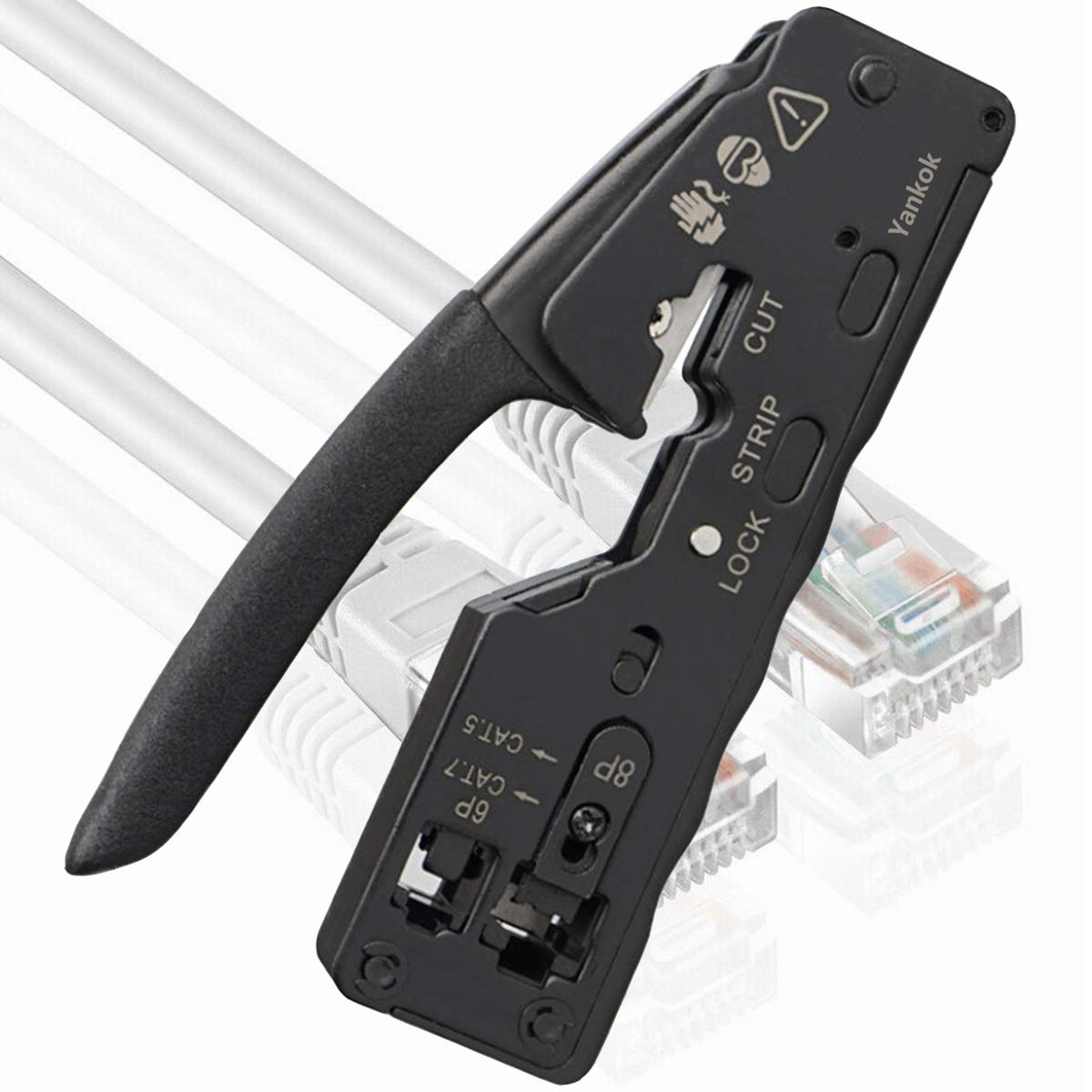 Buy Yankok [The Ultimate Pass Thru Crimper] Crimps RJ45 Pass Through