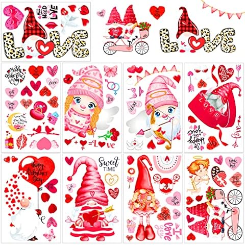 Pegatinas de ventana de San Valentín Qpout Cover