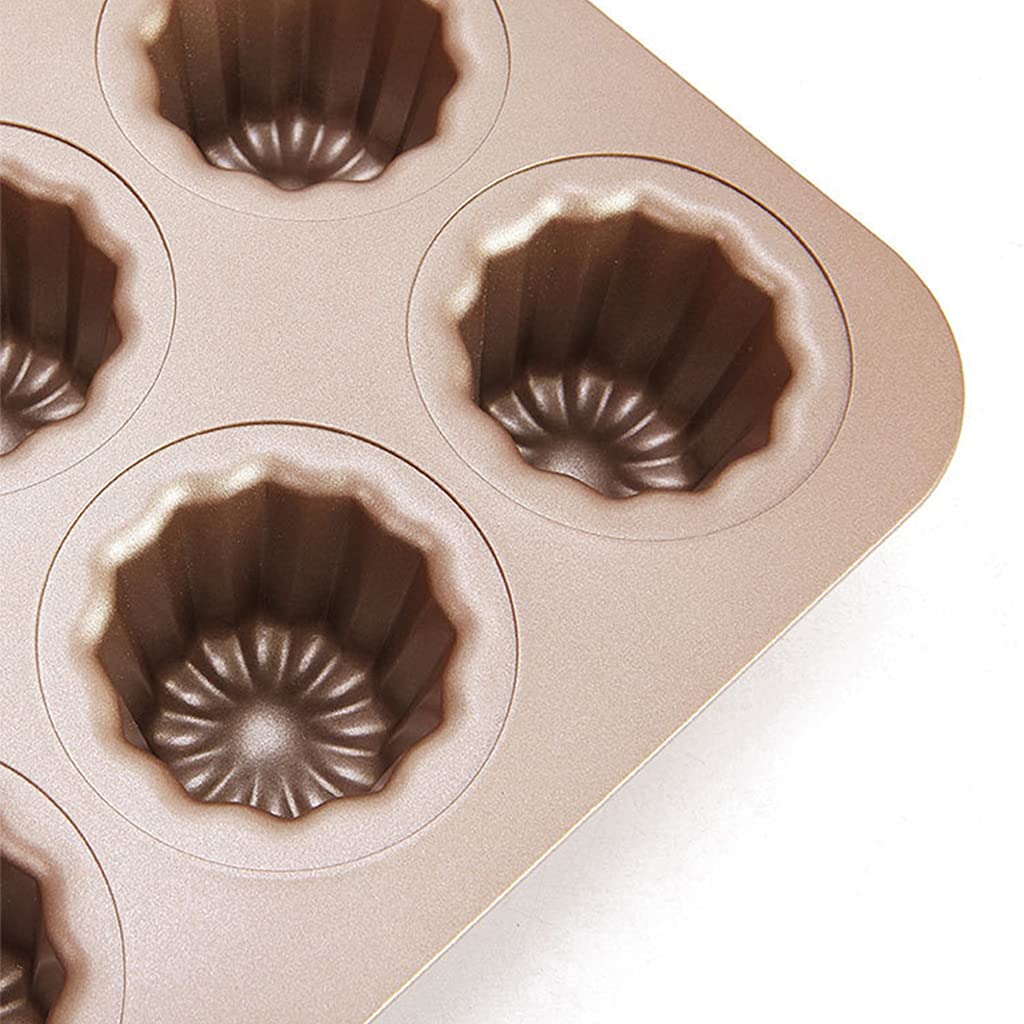 Canele forma szampańska złota wysokiej jakości nieprzywierająca Cannele Muffin forma do pieczenia francuska forma Canele forma do pieczenia