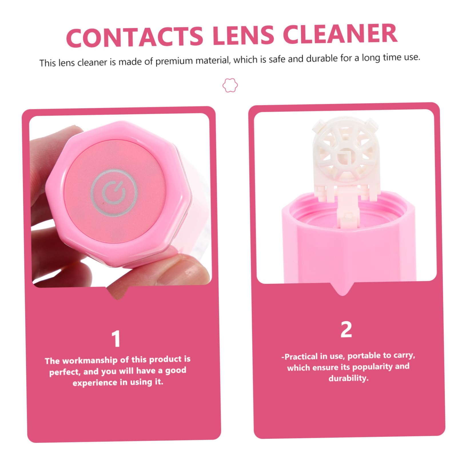 Limpia Gafas Kit Profesional Limpieza De Lentes De Contacto Estuche Limpiador De Gafas Automático Para
