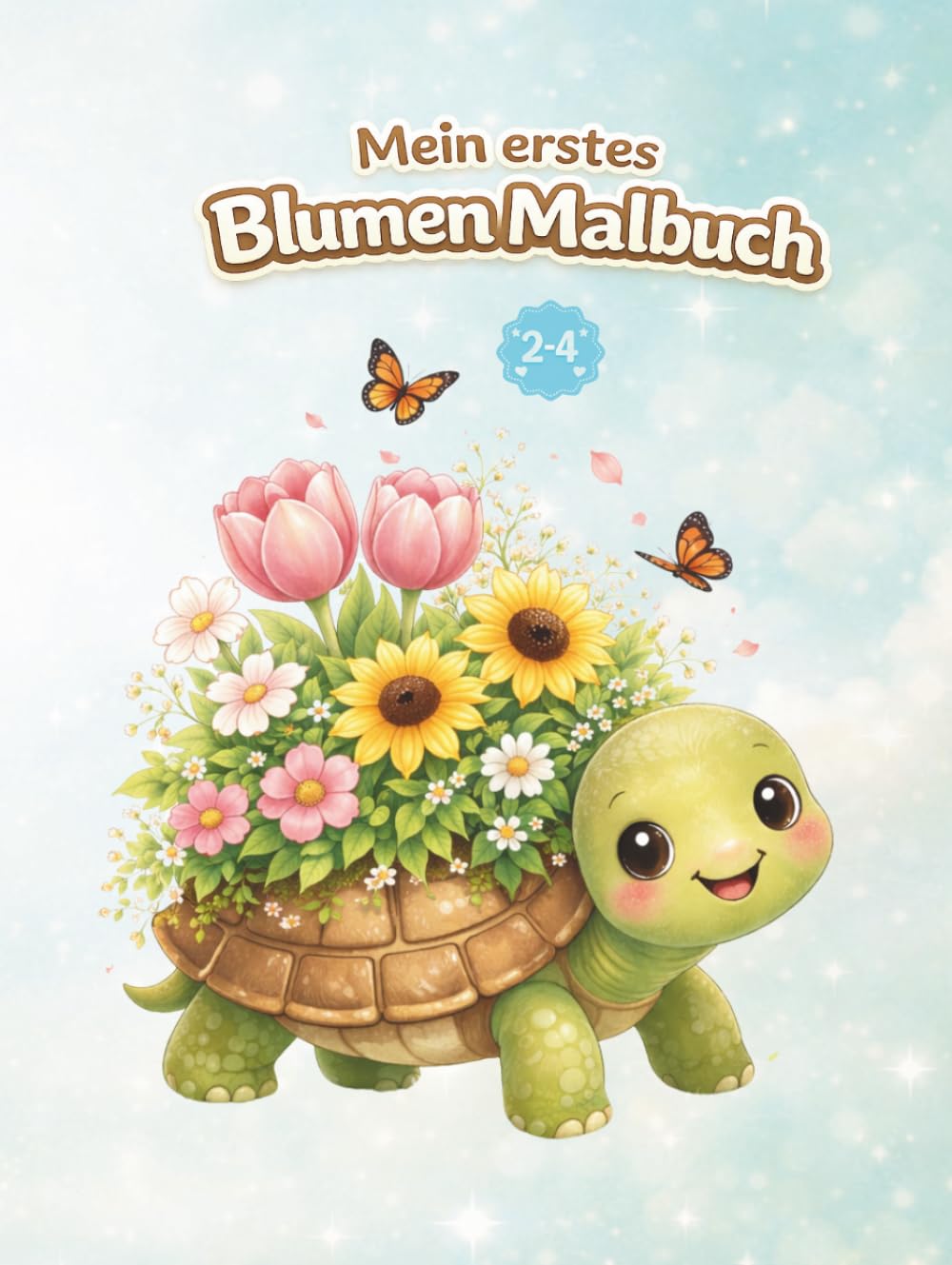 Mein erstes Blumen Malbuch