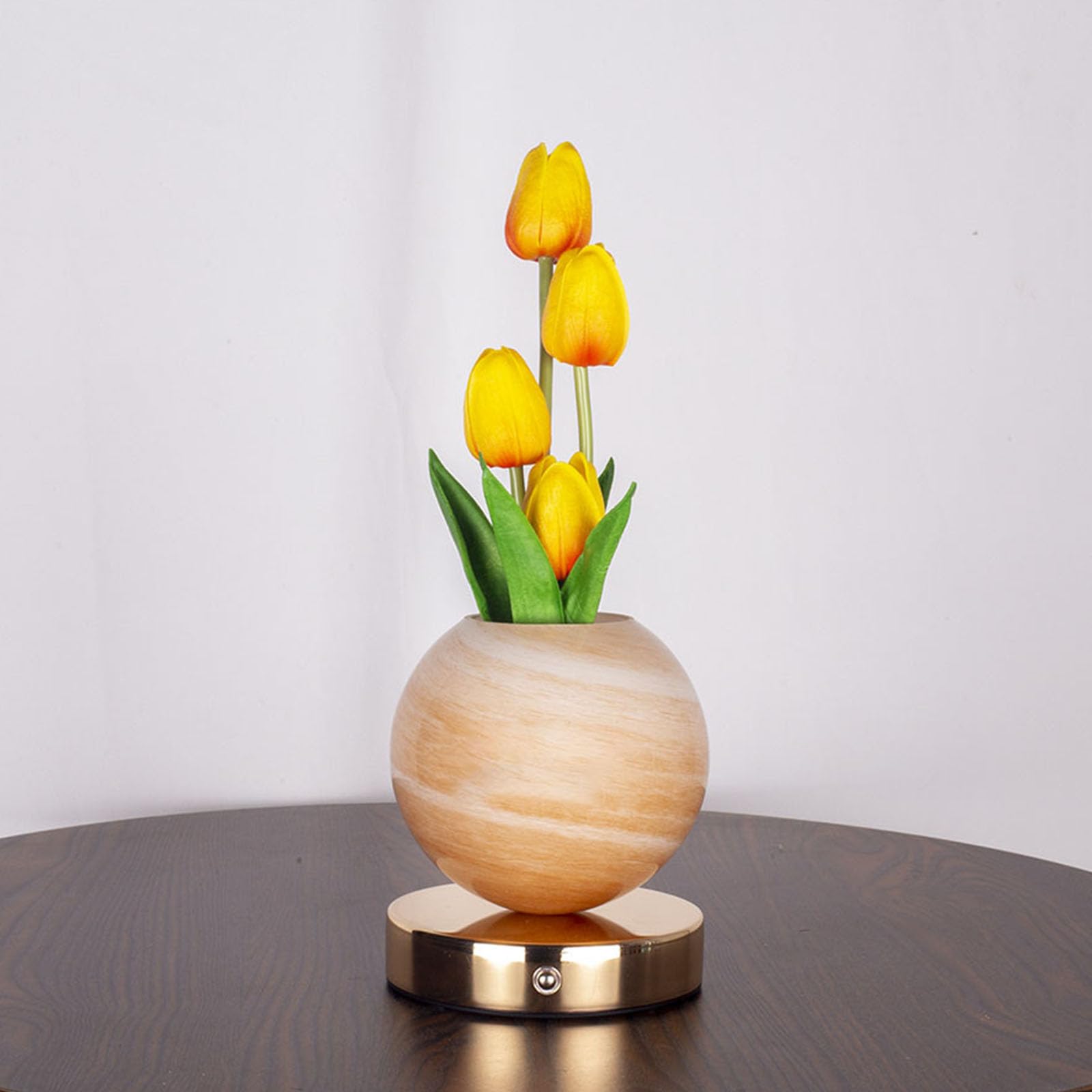 Lampade da tavolo con fiori artistici, lampada da comodino, perfetta per la camera dei bambini e le feste, lampada decorativa per camera da letto