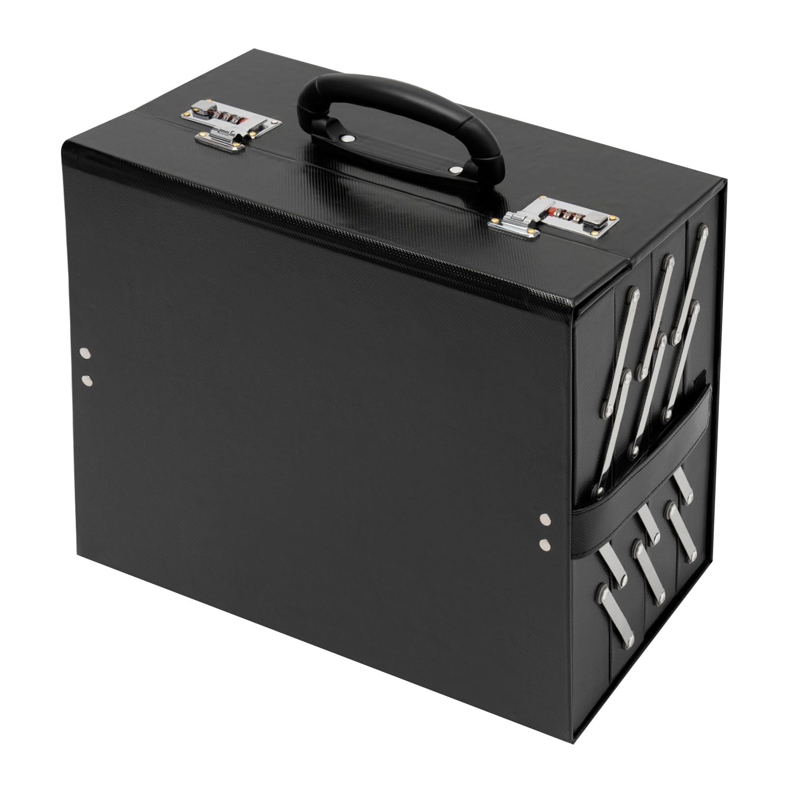 AOOCHUSunglass Box Suitcase With Compartments Glasses Drawer Lockable Women Men Case Sunglasses Collection Holder Lid Pairs Eyeglass Tray Eyeglasses Display Organizer Eyewear Storage (48Slots)