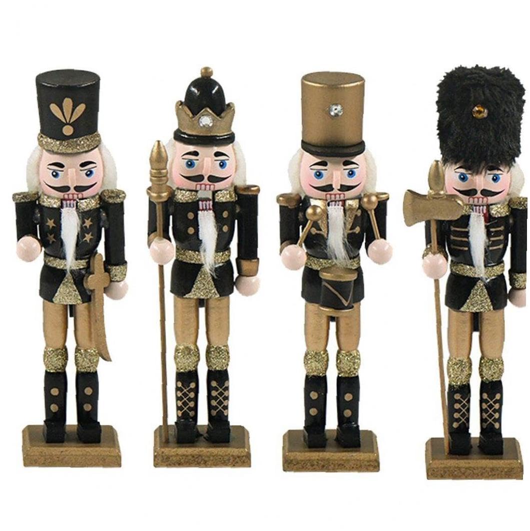 Amazon.co.jp: 木製 くるみ割り人形 兵士 操り人形 クリスマス くるみ