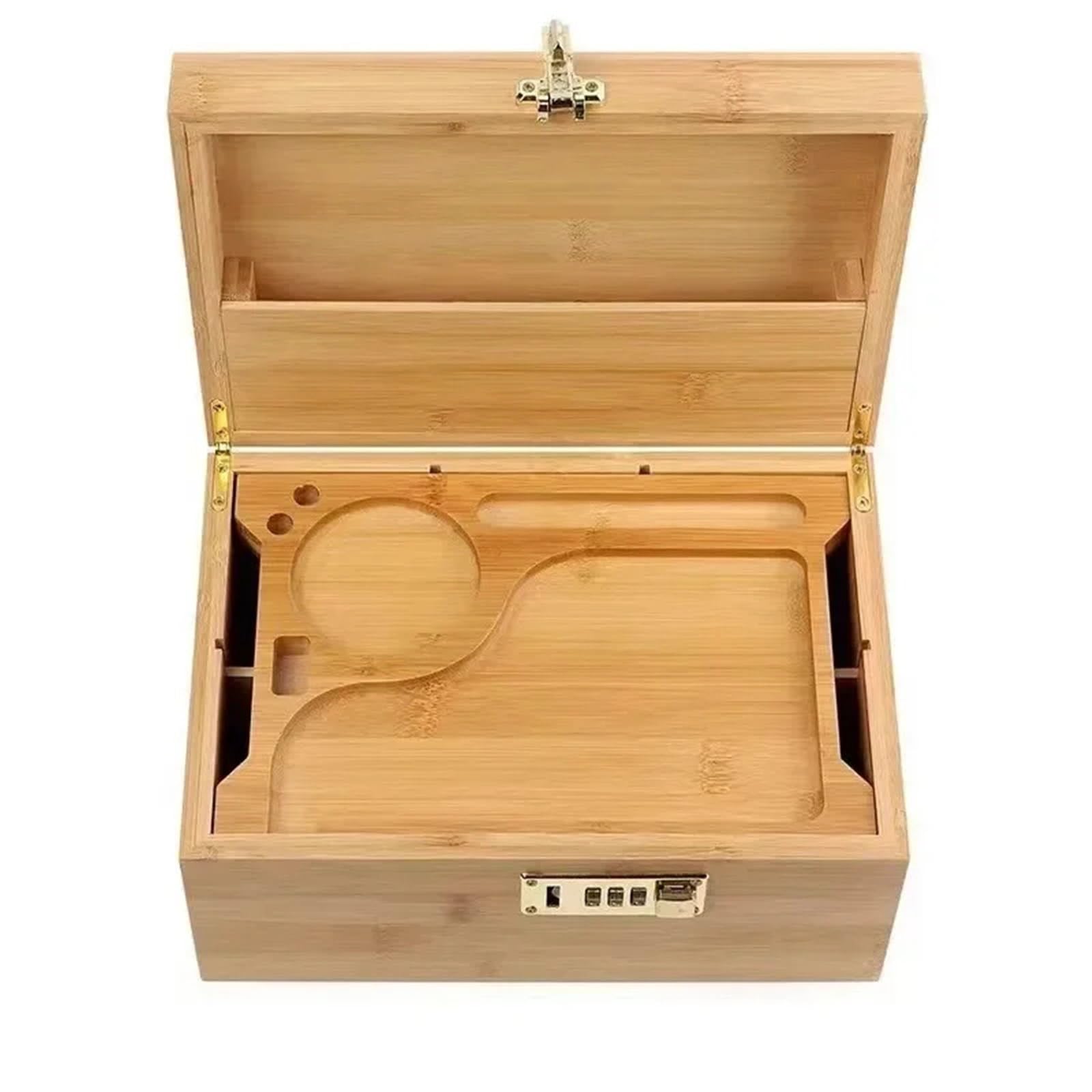 Costurero de Madera Caja de costura madera, caja almacenamiento, bandeja enrollable maciza, for té con cerradura cestas de costura para el hogar y bordado