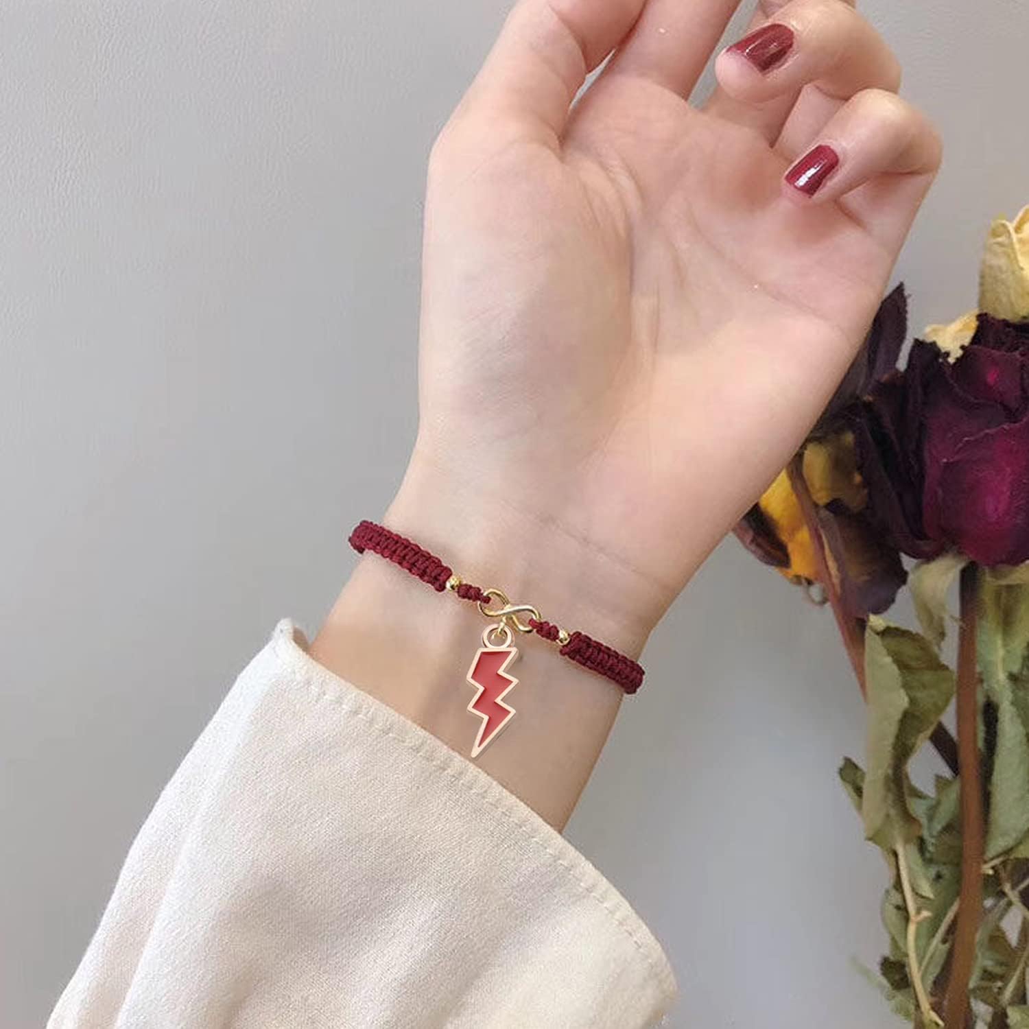 BronaGrand 50pcs Enamel Lightning Bolt Charm Pendants Gold Plated Alloy Flash Lightning Charm Celestial Dangle Charms for Bracelet Necklace Earrings DIY Jewelry Making Supplies,10 Colors - Image 5