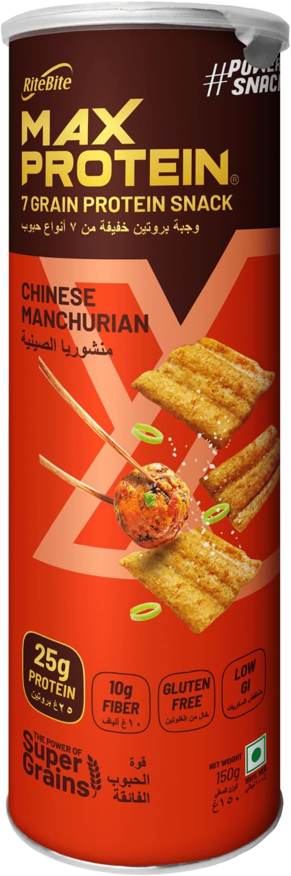 Ritebite Max Protein Chips Chinese Manchurian 150G