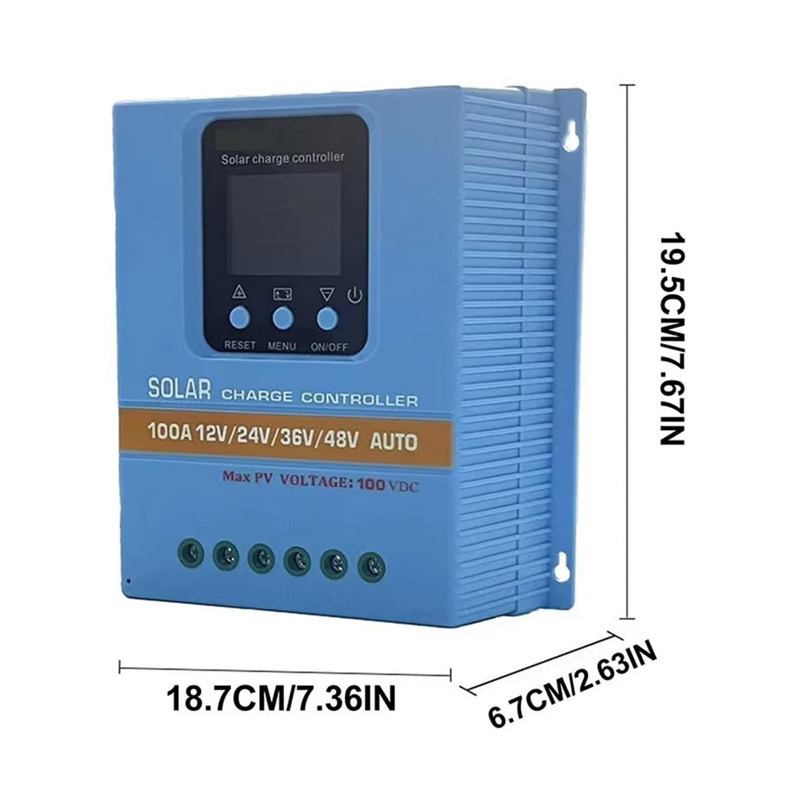 Wysokowydajny regulator ładowania słonecznego z wyświetlaczem LCD, izolowany