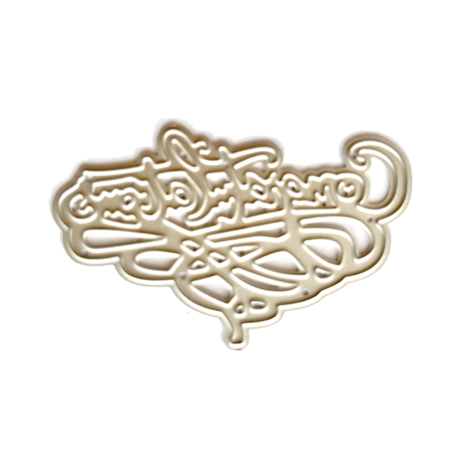 Tsophreniq Congratulations Metal Cutting Dies Stencils for Scrapbooking Decorative Embossing Paper Cards Template Scrapbooking Stencil