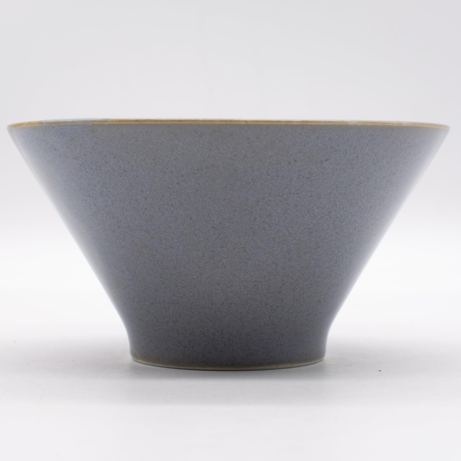 aito Seisakusho 517320 Natural Color Rice Bowl, Dish, Large, Diameter Approx. 5.1 x Depth 2.8 inches (13 x 7 cm), Blue Gray, Ash, Mino Ware, Salad Bowl, Stylish, Dishwasher Safe, Microwave Safe, Made