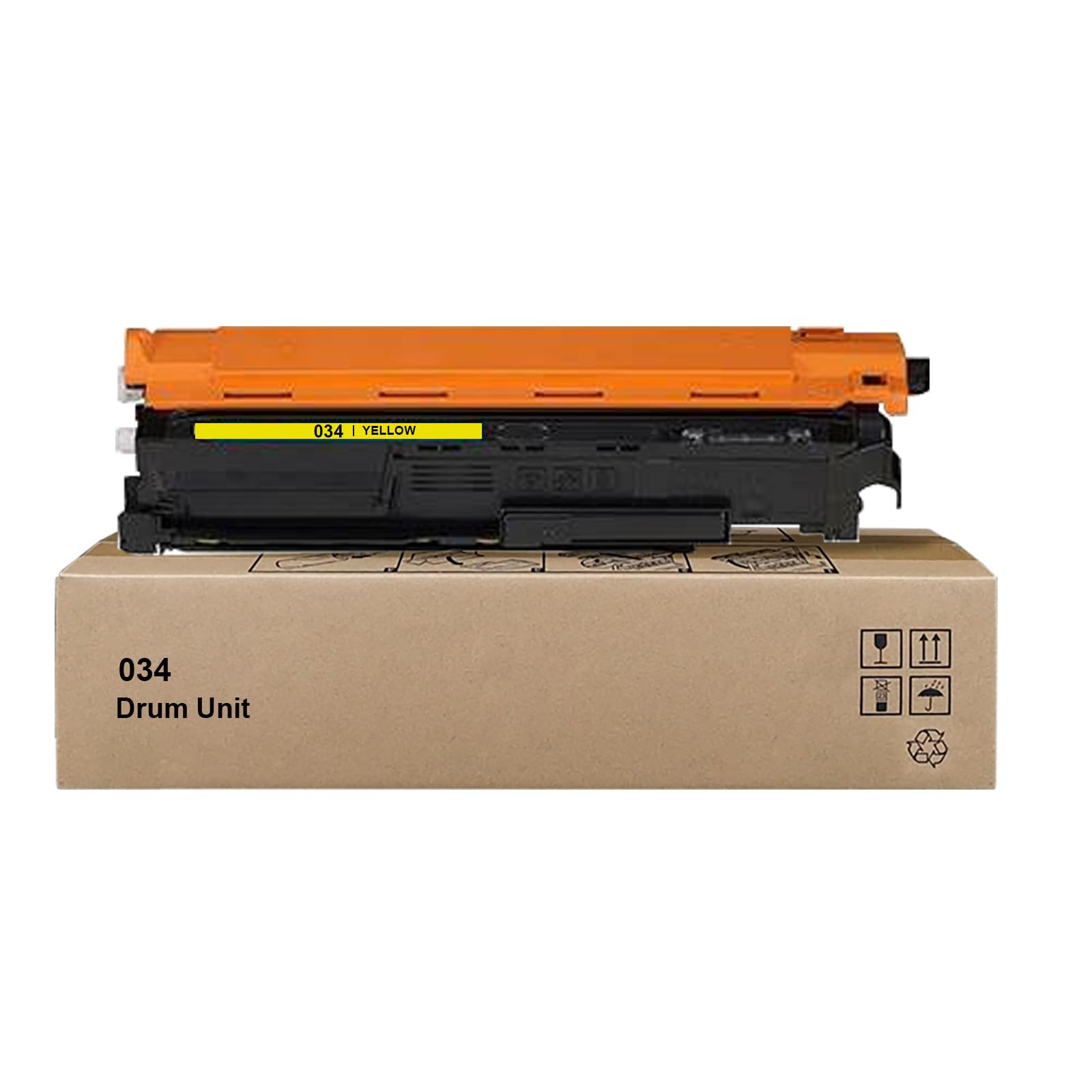CULater 034 Remanufactured Drum Cartridge Replacement for 9455B001 Imaging Unit for imageCLASS MF810Cdn MF820Cdn Printers (Yellow, 1 Pack)
