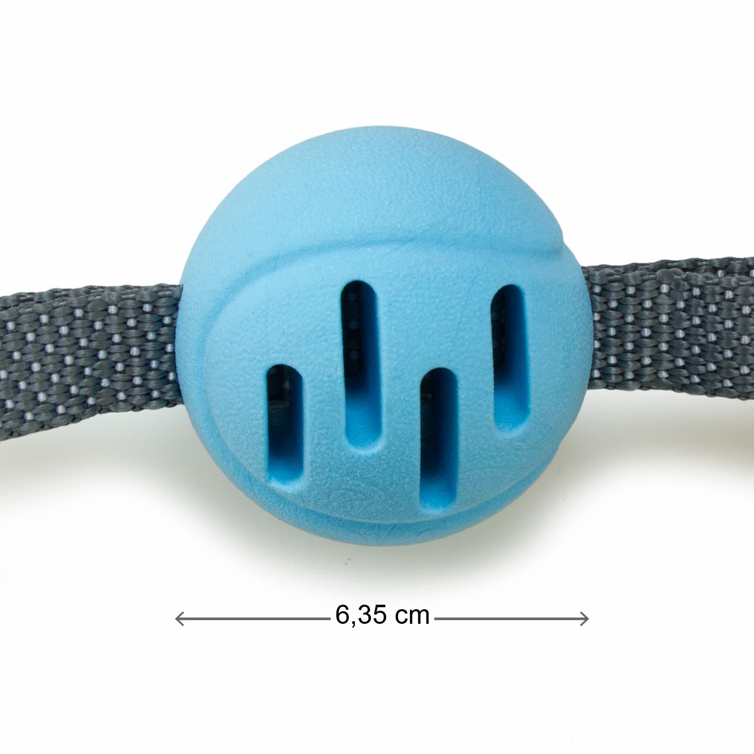 Arquivet Blue Ball Catches and Strips - Dog Toys of All Ages - Canine Chewing Accessories - Plastic Bite Toy - Games & Entertainment - Image 2