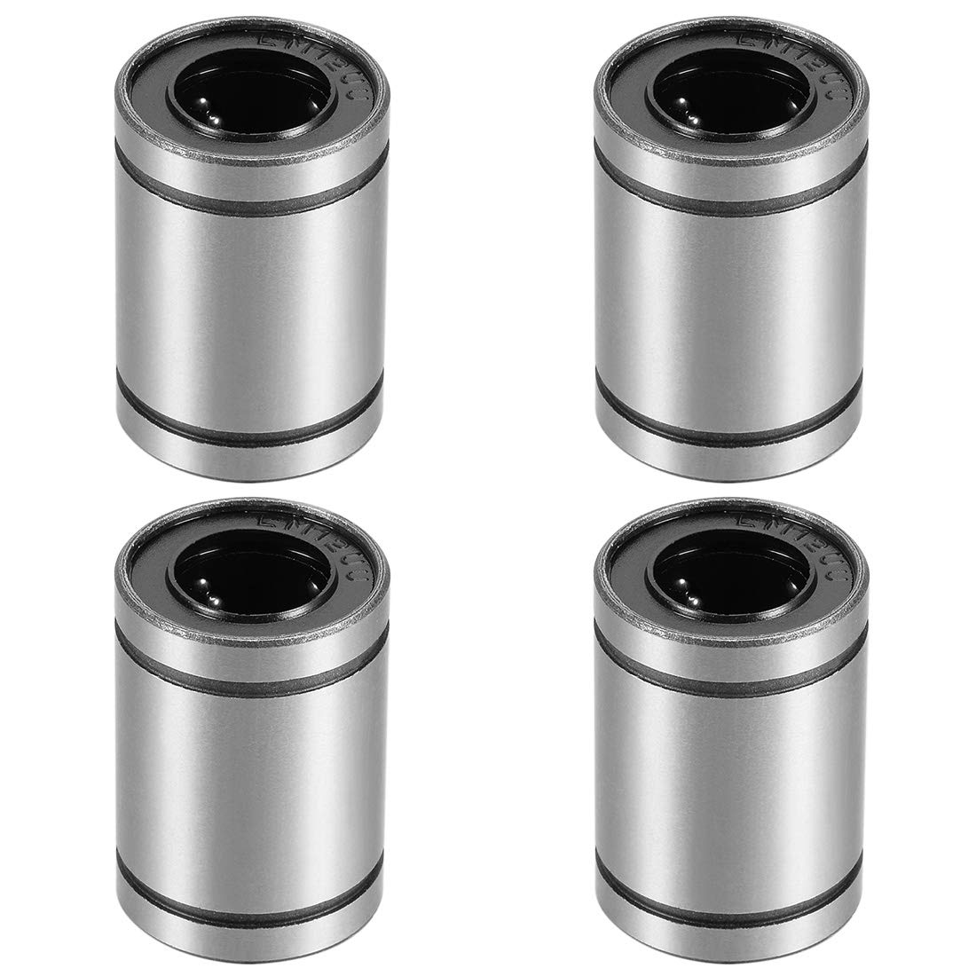 uxcell LM12UU Linear Ball Bearings 12mm Bore 21mm OD 30mm Long for