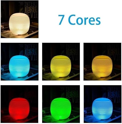 Umidificador Ar Terapia Difusor Aromatizador Elétrico 100ml Difusor De Óleo Essencial, Abajur Led, L