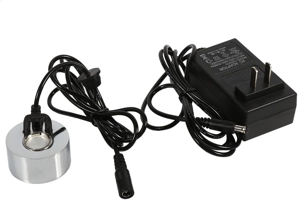 Acouto Mist Maker, 24v Mist Maker Fogger Water Fountain Pond Atomizer Air Humidifier with Adapter Suitable for Indoor or Outdoor Fountains Water Features and Offices(US) : Home & Kitchen