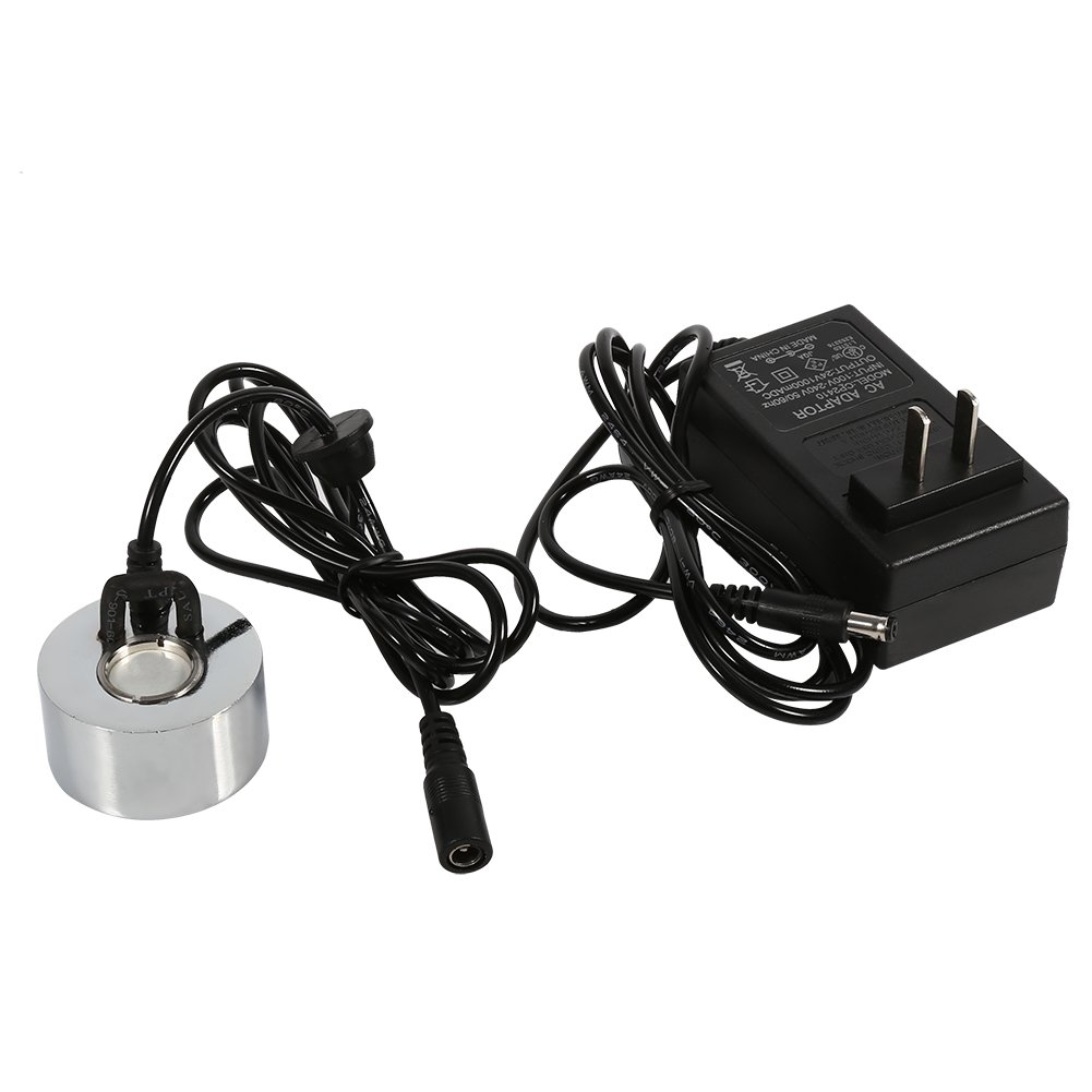 Yuecoom Mist Maker, 24V Ultrasonic Mist Maker Negative Ion Fogger Water Fountain Pond Atomizer Air Humidifier with Adapter 100-240V(US Plug)