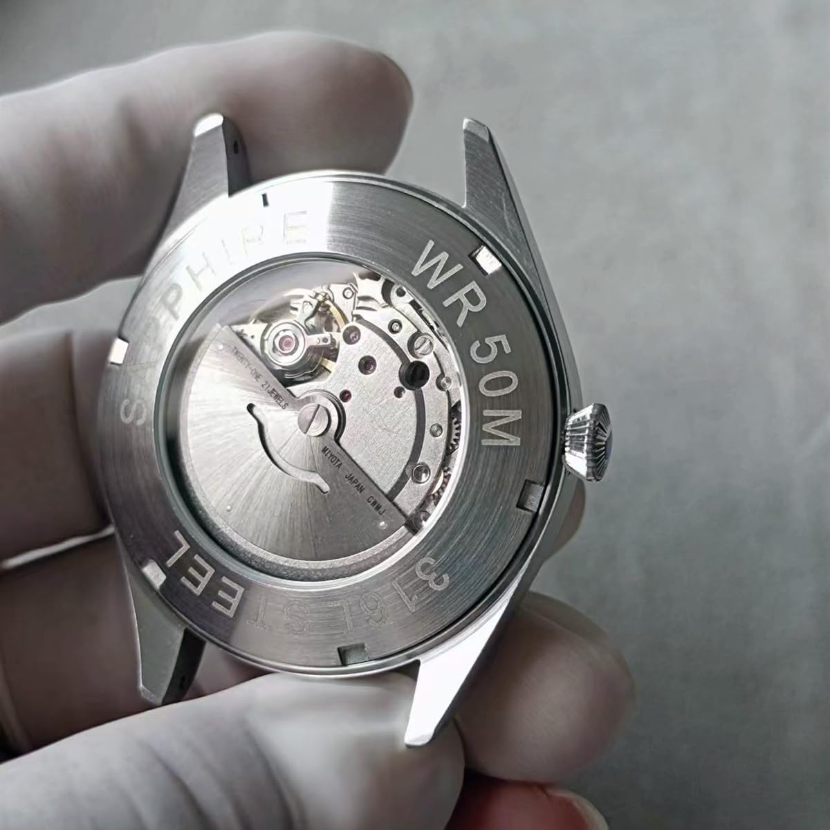 Boyarca Pilotenuhr Herren Flieger Armbanduhr Japan Automatikwerk Mechanische Uhren Edelstahlgehäuse Flieger Uhren mit Leuchtend Wasserdicht