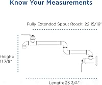 Vista 6 de Gerber Llenador de ollas de montaje en pared Kinzie de fontanería