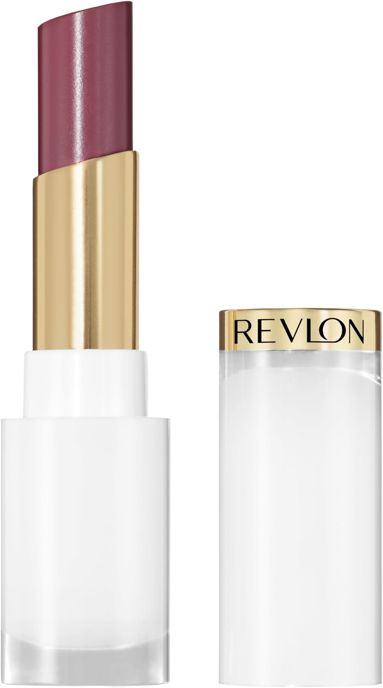 Revlon Super Lustrous Glass Shine Balm, Hydrating Tinted Lip Balm, Sheer, Glossy Shiny Finish, 007 Glazed Mauve, 0.11 oz