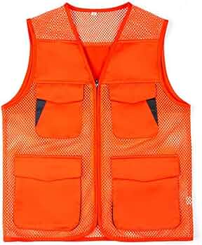 Amazon.co.jp: ユニセックス反射安全ベストメッシュワークチョッキ蛍光