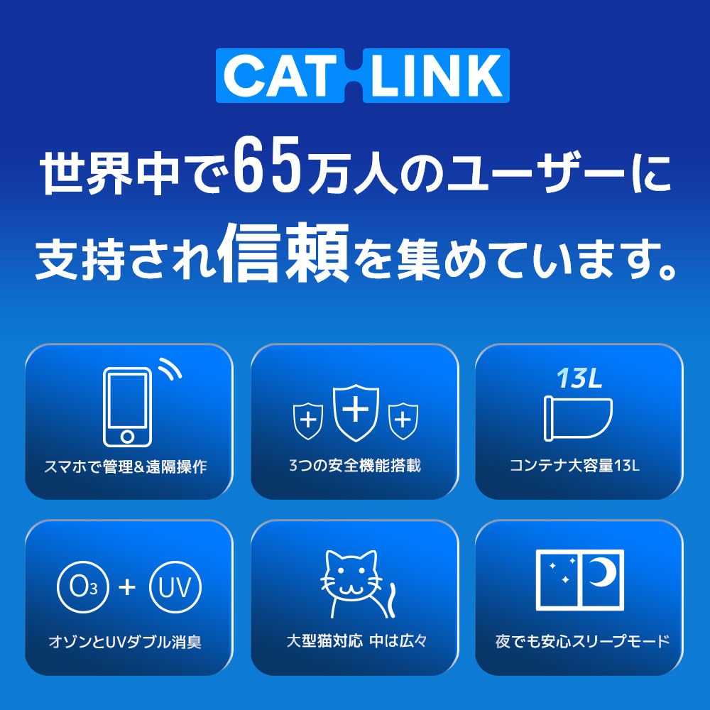 Amazon | オーエフティー 【OFT】 自動 猫 トイレ CATLINK SCOOPER PRO