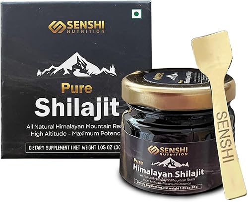 Shilajit - Resina natural de montaña del Himalaya de alta potencia de alta altitud, Shilajit 100% puro con ácido fúlvico y complejo de 85+